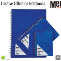 Meeco A6 Notebook With Creative Swirl Pattern Green – NBO-A6-G1