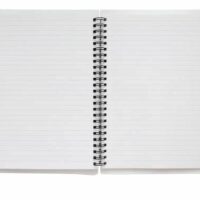 Meeco A5 Notebook Executive With Stripe Pattern White – ENB01-A5-W1