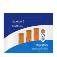 Marlin Bright Liners Highlighter Orange 10’s – 029H