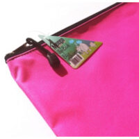 Meeco A4 Nylon Book Bag With Zip Closure Pink – ZBB001-P1