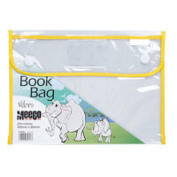 Meeco PVC Book Bag With Velcro Closure Yellow – EF8066-Y1