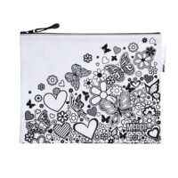 Meeco Doodle Me Book Bag With Zip Girls Junior Design – DM-BB-GJ1