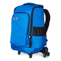 Meeco Trolley Back Pack Bag With 3 Wheels Blue – BAG-TBP-B2