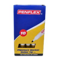 Penflex FC15 Flipchart Markers 2mm Bullet Tip Brown Each – 36-1853-16