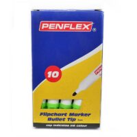 Penflex FC15 Flipchart Markers 2mm Bullet Tip Light Green Each  – 36-1853-34