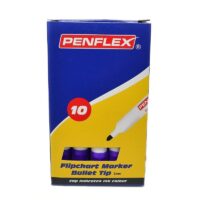 Penflex FC15 Flipchart Markers 2mm Bullet Tip Purple Each – 36-1853-10