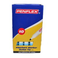 Penflex FC15 Flipchart Markers 2mm Bullet Tip Turquoise Each – 36-1853-11