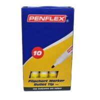Penflex FC15 Flipchart Markers 2mm Bullet Tip Yellow Each – 36-1853-07