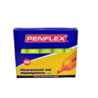 Penflex HiGlo Highlighter 1.5mm Chisel Tip Yellow Each – 36-1800-07
