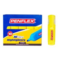 Penflex HiGlo Highlighter Pastel Yellow Box of 10 – 36-1928-07