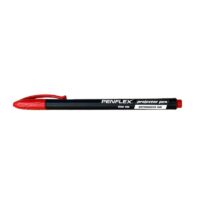 Penflex Permanent Projector Pen Fine 0.6 Bullet Tip Red 10`s – 36-1900-03