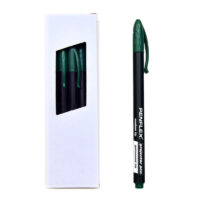 Penflex Permanent Projector Pen Medium 0.8mm Bullet Tip Green 10`s – 36-1901-04