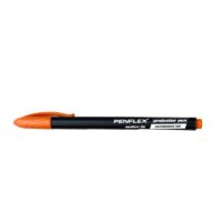 Penflex Permanent Projector Pen Medium 0.8mm Bullet Tip Orange 10`s – 36-1901-09