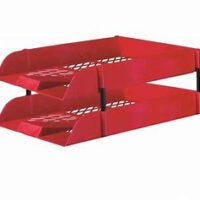 Treeline Retail Packs 2 Letter Trays Including Risers Red – 62-0038-03