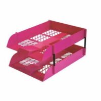 Treeline Retail Packs 2 Letter Trays Including Risers Hot Pink – 62-0038-38