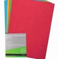 Treeline A4 Project Board Deep Tint 160gsm 100`s Assorted – 71-6100-30