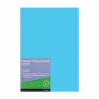 Treeline A4 Project Board Deep Tint 160gsm 100`s Turquoise – 71-3200-02