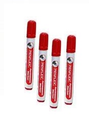 Penflex PM13 Permanent Markers 1mm Fine Bullet Tip Red Each – 36-1825-03