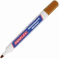 Penflex WB15 Whiteboard Markers 2mm Bullet Tip Brown Each – 36-1811-16