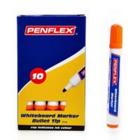 Penflex WB15 Whiteboard Markers 2mm Bullet Tip Orange Box of 10 – 36-1811-09