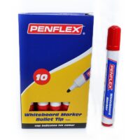 Penflex WB15 Whiteboard Markers 2mm Bullet Tip Red Box of 10 – 36-1811-03