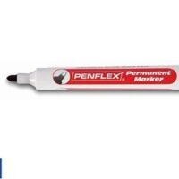 Penflex PM15 Permanent Markers 2mm Bullet Tip Red Each – 36-1828-03