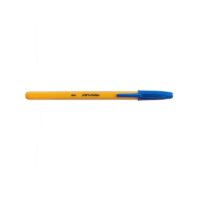 Penflex Ballpoint pen orange barrel 0.8mm Tip Blue Each – 42-1846-02