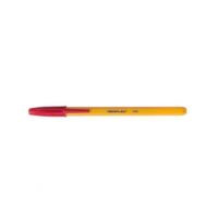 Penflex Ballpoint pen orange barrel 0.8mm Tip Red Each – 42-1846-03