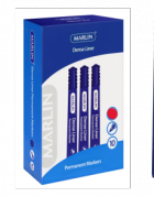 Marlin Dense Liners Permanent Markers Red 10’s – 029O