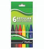 Treeline Regular Wax Crayons 6 Piece – 22-2650-30