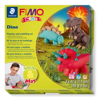 Staedtler Modelling Clay Set Fimo Kids F&P Dino – 8034 07 LY02