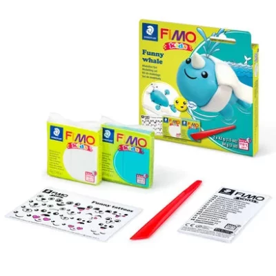Staedtler Modelling Clay Set Fimo Kids FK Whale – 8035 21