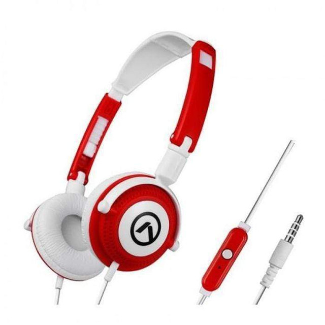 Amplify Symphony OnEar Headphones (Red and White)